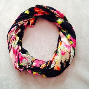 Flower Floral Print Scarf